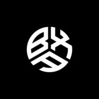BXA letter logo design on white background. BXA creative initials letter logo concept. BXA letter design. vector
