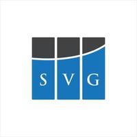 SVG letter logo design on white background. SVG creative initials letter logo concept. SVG letter design. vector