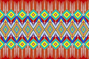 Seamless geometric ethnic asian oriental and tradition pattern design for texture and background. Silk and fabric pattern decoration for carpet, clothing, wrapping and wallpaper vector