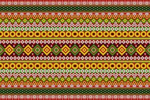 Diseño de patrón de tradición y oriental asiático étnico geométrico sin costuras para textura y fondo. decoración de patrones de seda y tela para alfombras, prendas de vestir, envolturas y papel tapiz