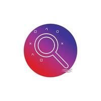 Search vector logo icon design background