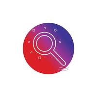 Search vector logo icon design background