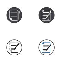 Write Document User Interface Outline Icon Logo Vector Illustration