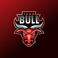 diseño de logotipo de usuario de juego de mascota de red bull e sport