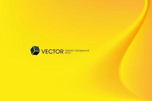 Abstract yellow background with icon. Blurred water line backdrop. Vector illustration for design banner or poster