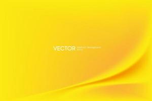 Abstract yellow background. Blurred water line backdrop. Vector illustration for design banner or poster