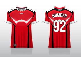 soccer jersey design for outdoor sports vector