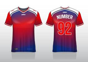 soccer jersey design for outdoor sports vector