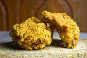 2 pieces of delicious fried chicken photo