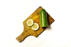 Slices of cucumber photo