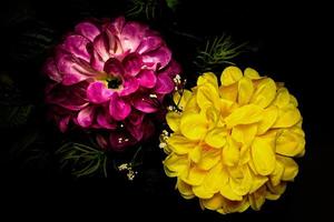 imitation of colorful flower photo