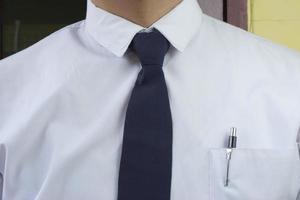 hombre de negocios con camisa formal foto