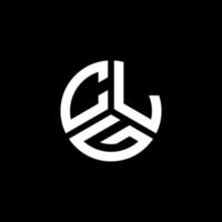 diseño de logotipo de letra clg sobre fondo blanco. concepto de logotipo de letra de iniciales creativas clg. diseño de carta clg. vector