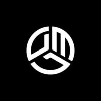 DML letter logo design on white background. DML creative initials letter logo concept. DML letter design. vector