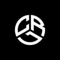 CRL letter logo design on white background. CRL creative initials letter logo concept. CRL letter design. vector