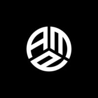 AMP letter logo design on white background. AMP creative initials letter logo concept. AMP letter design. vector