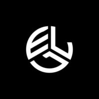ELL letter logo design on white background. ELL creative initials letter logo concept. ELL letter design. vector