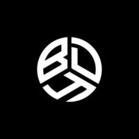 diseño de logotipo de letra bdy sobre fondo blanco. concepto de logotipo de letra de iniciales creativas bdy. diseño de letra bdy. vector