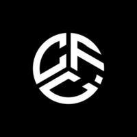 CFC letter logo design on white background. CFC creative initials letter logo concept. CFC letter design. vector