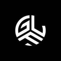diseño de logotipo de letra glf sobre fondo blanco. concepto de logotipo de letra de iniciales creativas glf. diseño de letras glf. vector