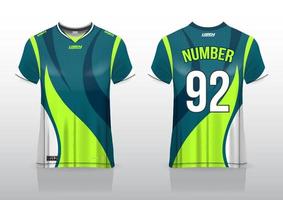 soccer jersey design for outdoor sports vector