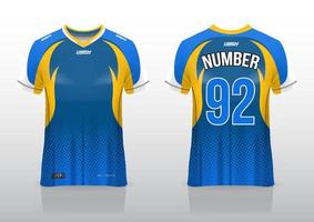 soccer jersey design for outdoor sports vector