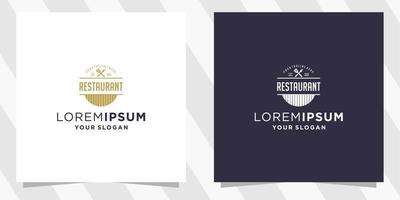 Restaurant Shop Logo Template vector