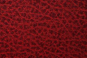 Striped old red leather, abstract background photo