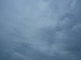 Dark cloudy sky photo