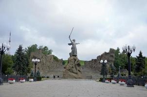 03.09.2021 Volgograd. Mamayev Kurgan is an ensemble monument dedicated to the victory in the Battle of Stalingrad, one of the main war memorials in Russia. photo