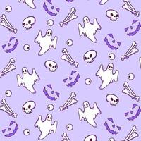 Ghost Character Background Pattern vector