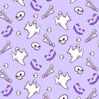 Ghost Character Background Pattern vector