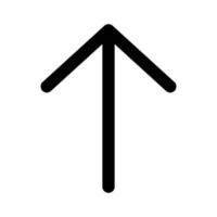 Arrow Up Vector icon which is suitable for commercial work and easily modify or edit it