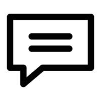 Message Chat Vector icon which is suitable for commercial work and easily modify or edit it