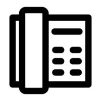 Telephone  Vector icon which is suitable for commercial work and easily modify or edit it