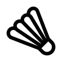 Shuttlecock Vector icon which is suitable for commercial work and easily modify or edit it