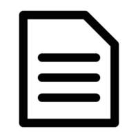 Document File Vector icon which is suitable for commercial work and easily modify or edit it