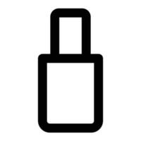Nail polish Vector icon which is suitable for commercial work and easily modify or edit it