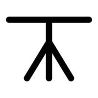 Dining Table Vector icon which is suitable for commercial work and easily modify or edit it