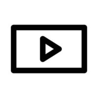 Media Player Vector icon which is suitable for commercial work and easily modify or edit it