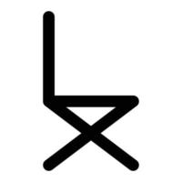 Chair Vector icon which is suitable for commercial work and easily modify or edit it