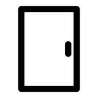 icono de vector de puerta que es adecuado para el trabajo comercial y modificarlo o editarlo fácilmente