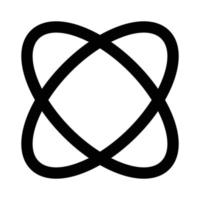 Atom Vector icon which is suitable for commercial work and easily modify or edit it