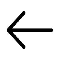 Arrow Back Vector icon which is suitable for commercial work and easily modify or edit it