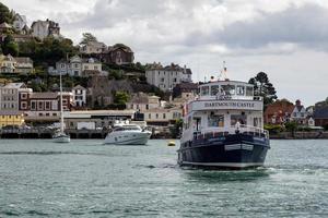 Dartmouth, Devon, Reino Unido, 2012. Barco de recreo del castillo de Dartmouth foto