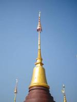 gold temple in Thailand photo