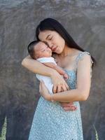 Baby and mom photo