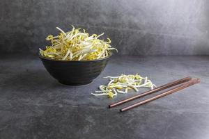 bean sprouts in a bowl photo