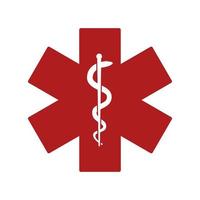 medical emergency alert vector icon