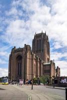 LIVERPOOL, UK, 2021. View of the Cathedral photo